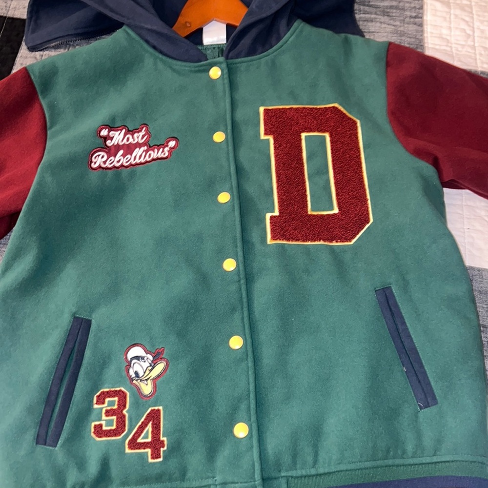 Disney Donald Duck college jacket